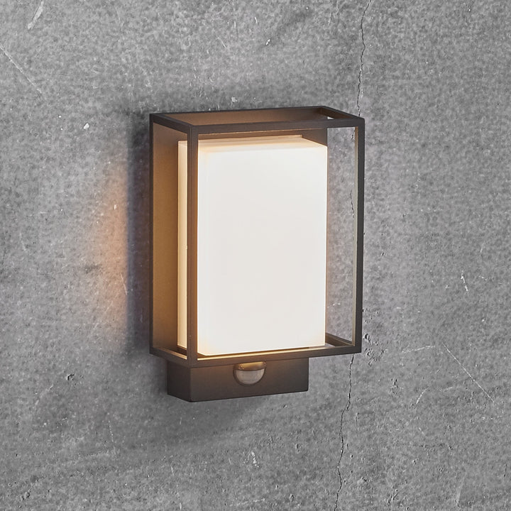 Luce da Parete LED Esterno Nestor Sensor, Nero/Opale