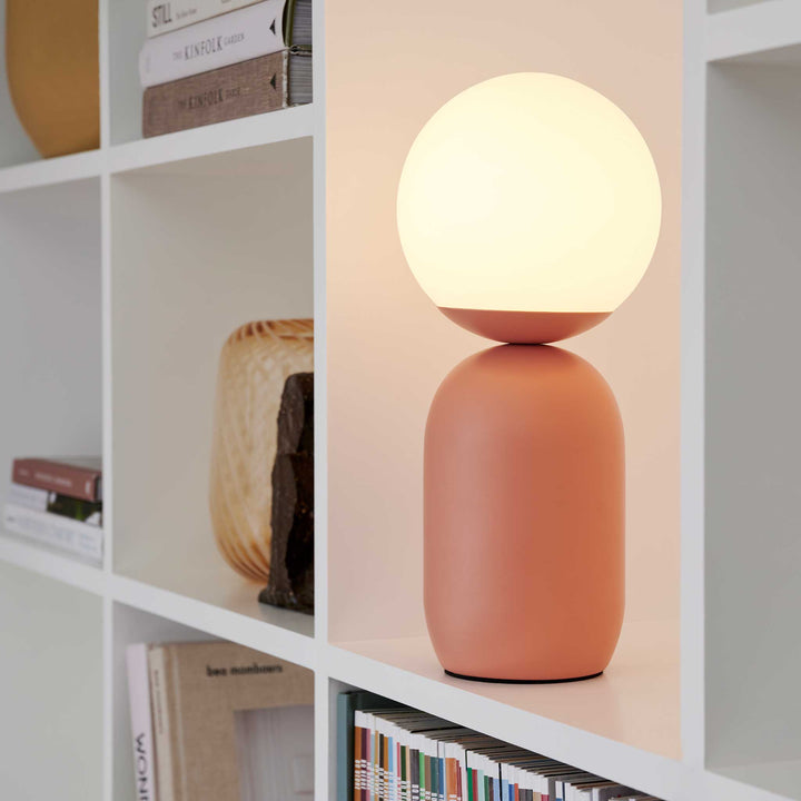 Lampada da Tavolo a Globo in Vetro Frosted Notti