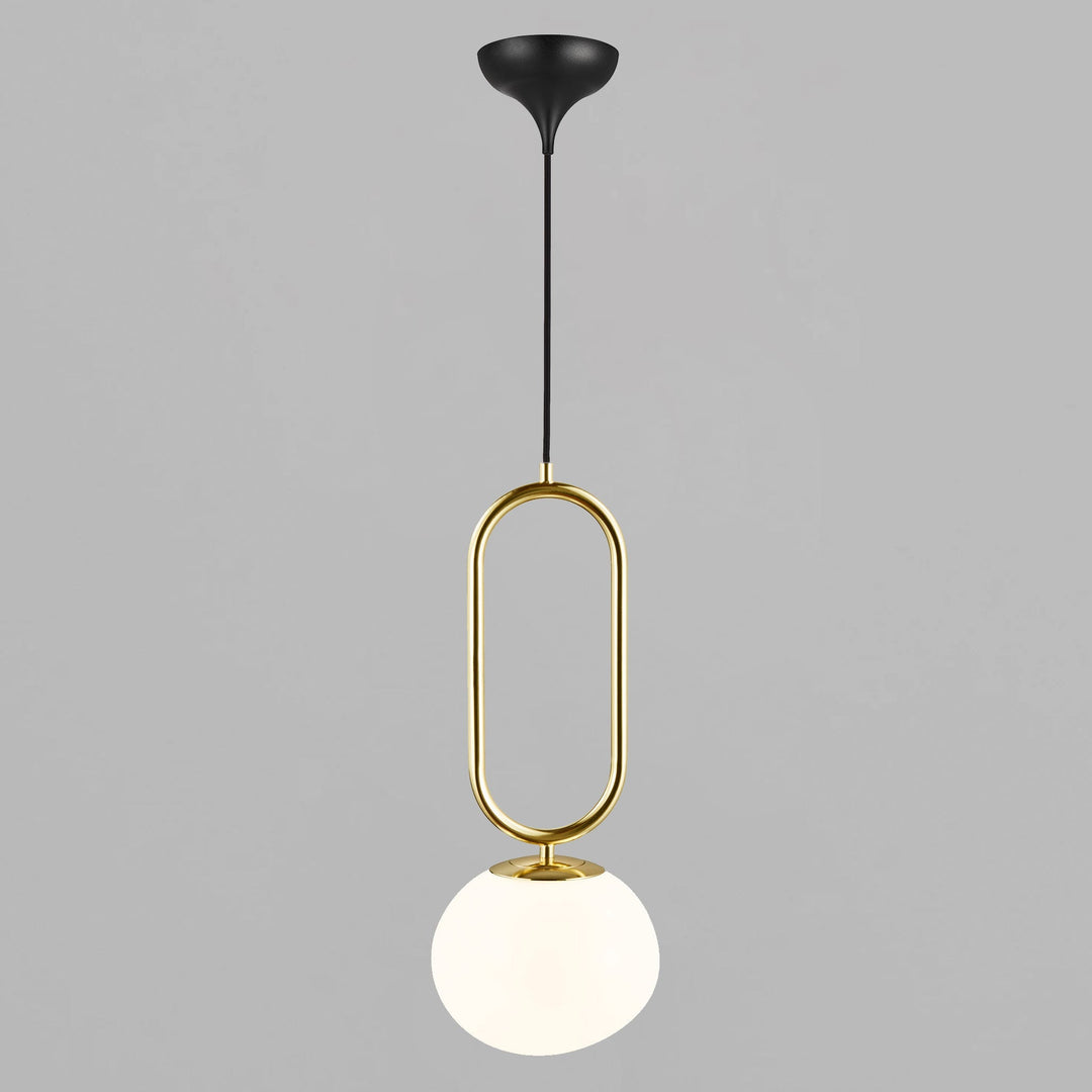 Shapes 27 Lampada a Sospensione, Ottone/Opale