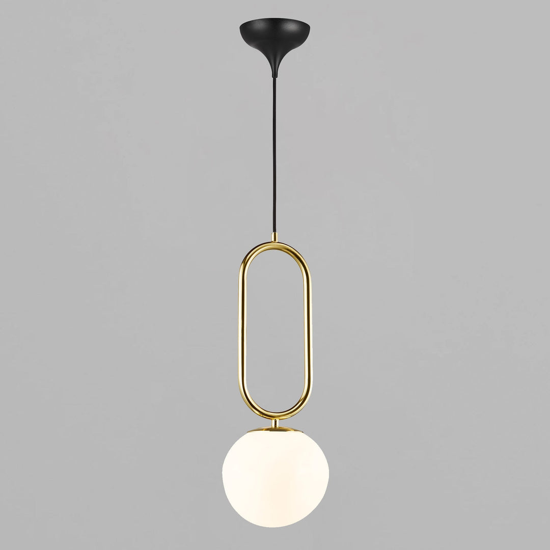Shapes 27 Lampada a Sospensione, Ottone/Opale