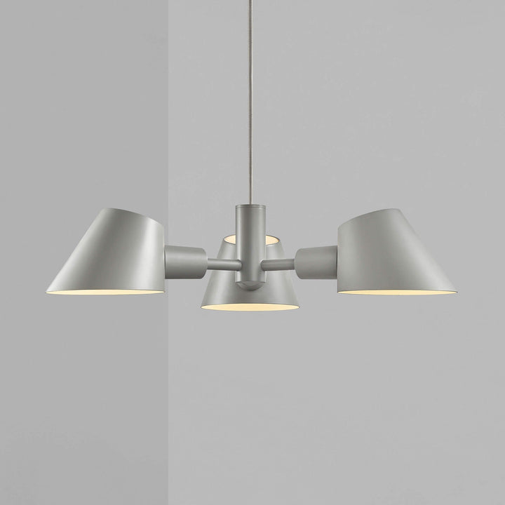 Lampada a sospensione Stay 3 Light, Grigia