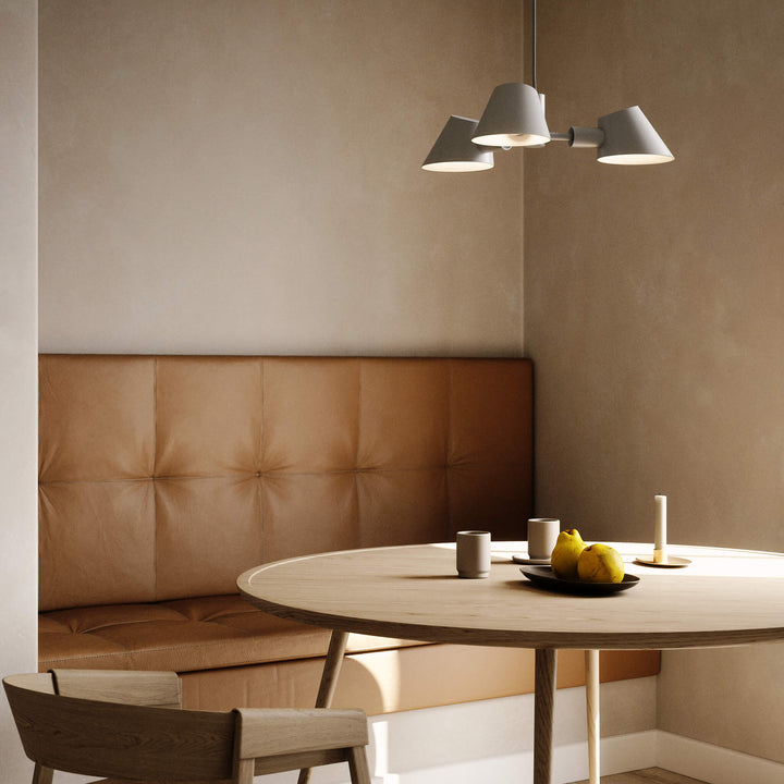 Lampada a sospensione Stay 3 Light, Grigia