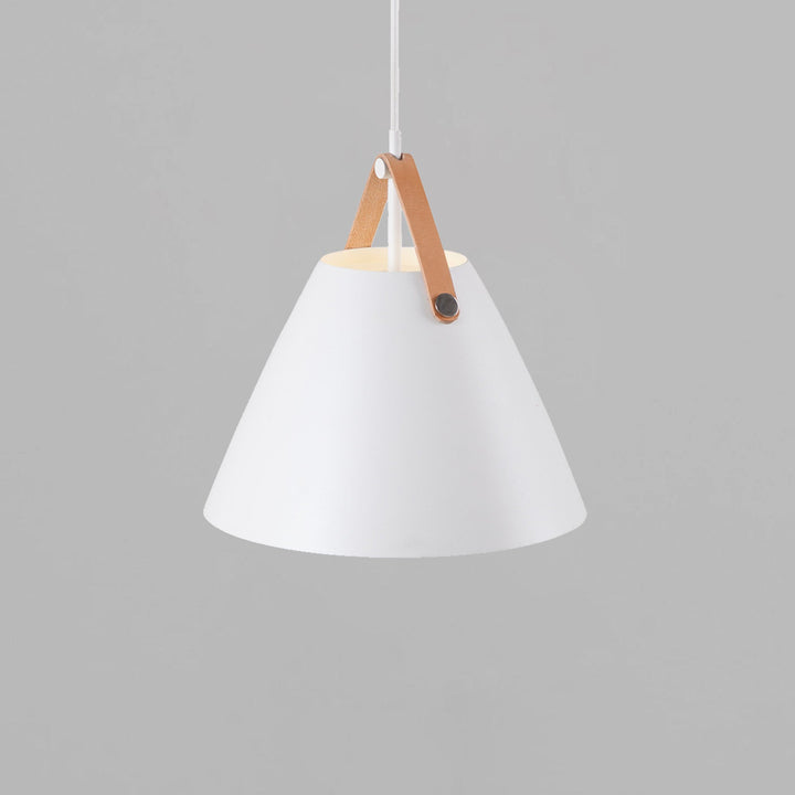 Lampada a sospensione Strap 27, Bianca