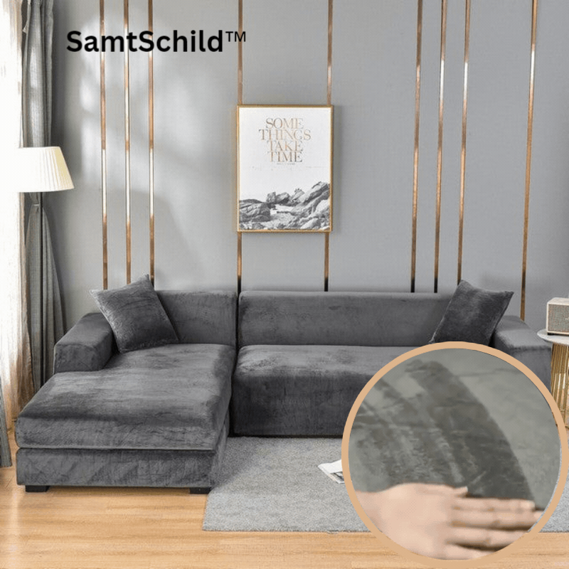 SamtSchild™ Copertura elastica in velluto per divano