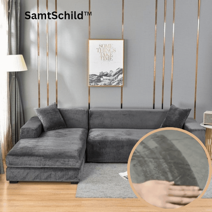 SamtSchild™ Copertura elastica in velluto per divano