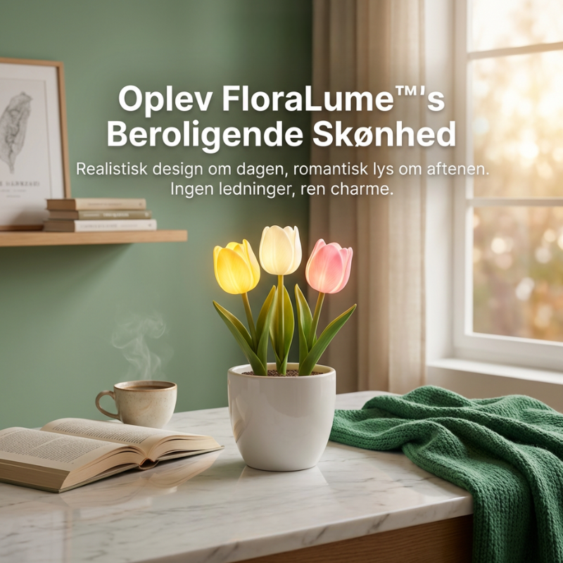 FloraLume™ – Lampada Notturna LED Tulipano Romantico