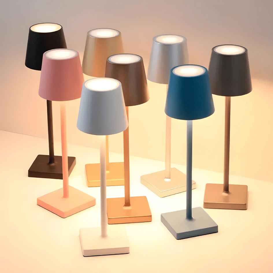RAYLOOM – Lampada da Tavolo LED Ricaricabile Senza Fili per Illuminazione Flessibile