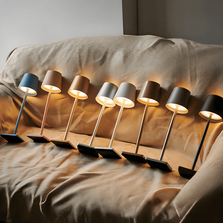 RAYLOOM – Lampada da Tavolo LED Ricaricabile Senza Fili per Illuminazione Flessibile