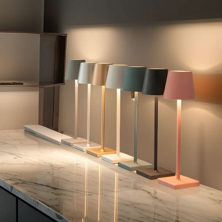 RAYLOOM – Lampada da Tavolo LED Ricaricabile Senza Fili per Illuminazione Flessibile