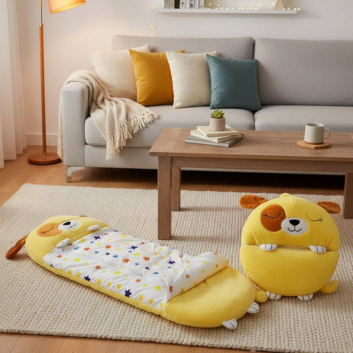 MAGICALCUDDLE – Sacco a Pelo Giocattolo Cuddle 2-in-1 per Bambini