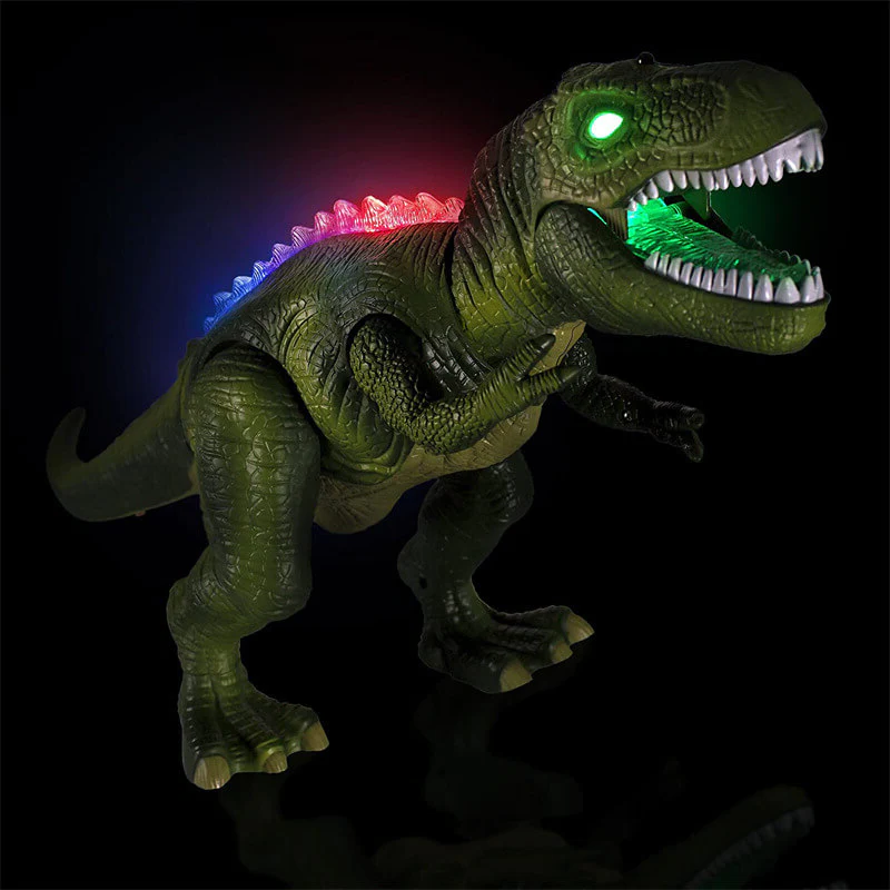 Giocattolo T Rex Dinosaurio Radiocomandato con Luce LED, Camminante e Ruggente per Bambini, Regalo Autunno 2025