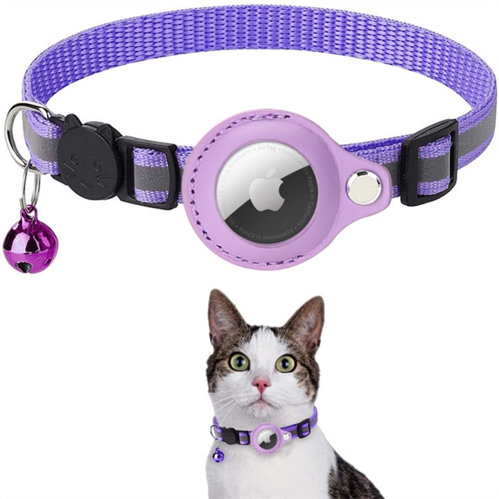 Collare GPS per Gatti con Design Riflettente