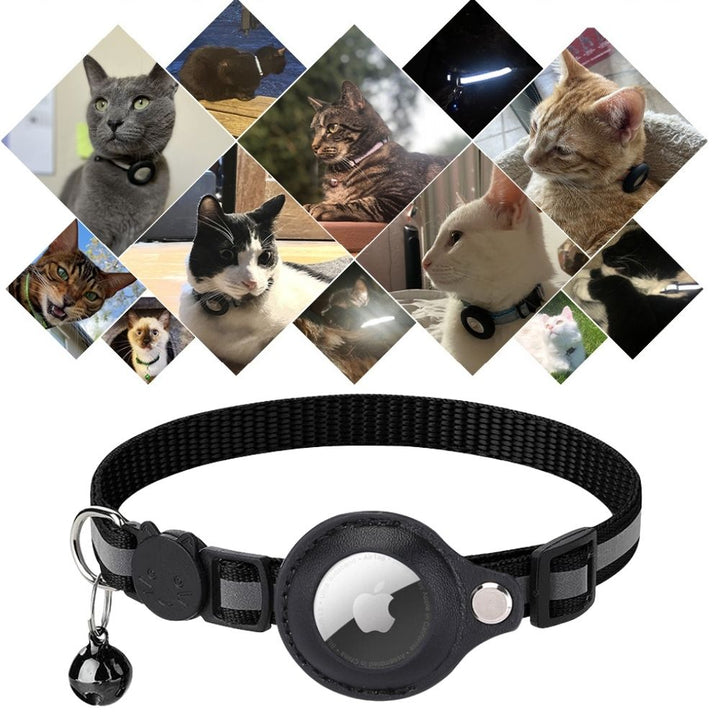 Collare GPS per Gatti con Design Riflettente
