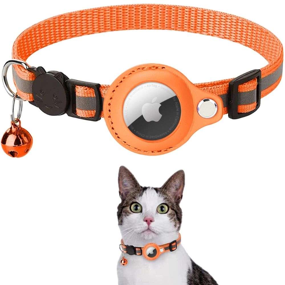Collare GPS per Gatti con Design Riflettente