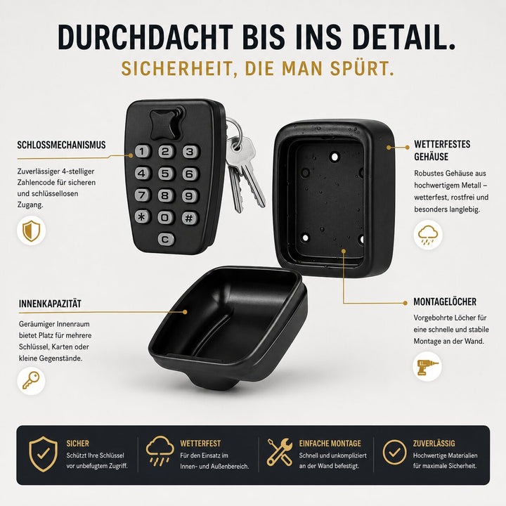 Cassetta di sicurezza per chiavi con codice | SafeHaus