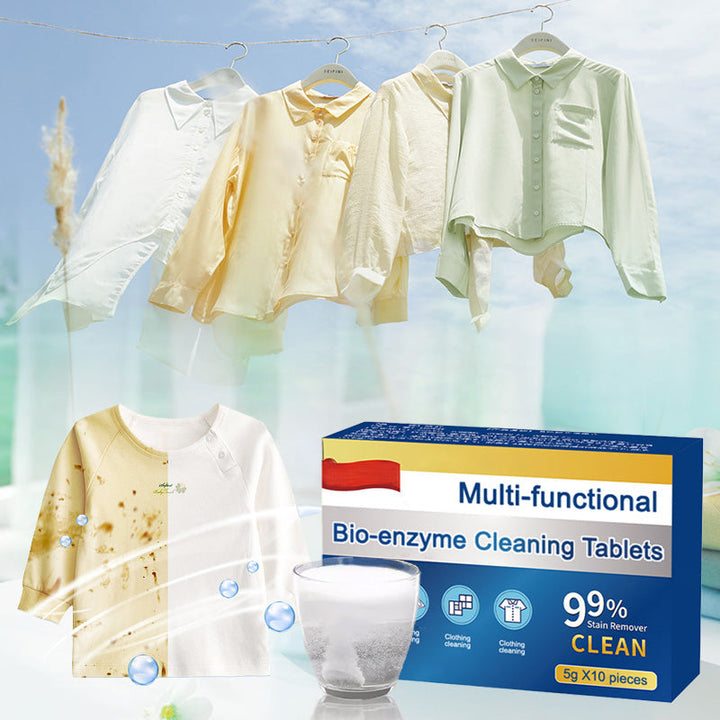 BioSauber™ Compresse di Pulizia Bio-Enzimatiche Multifunzionali (Acquista 3, Ricevi 5 Gratuiti)