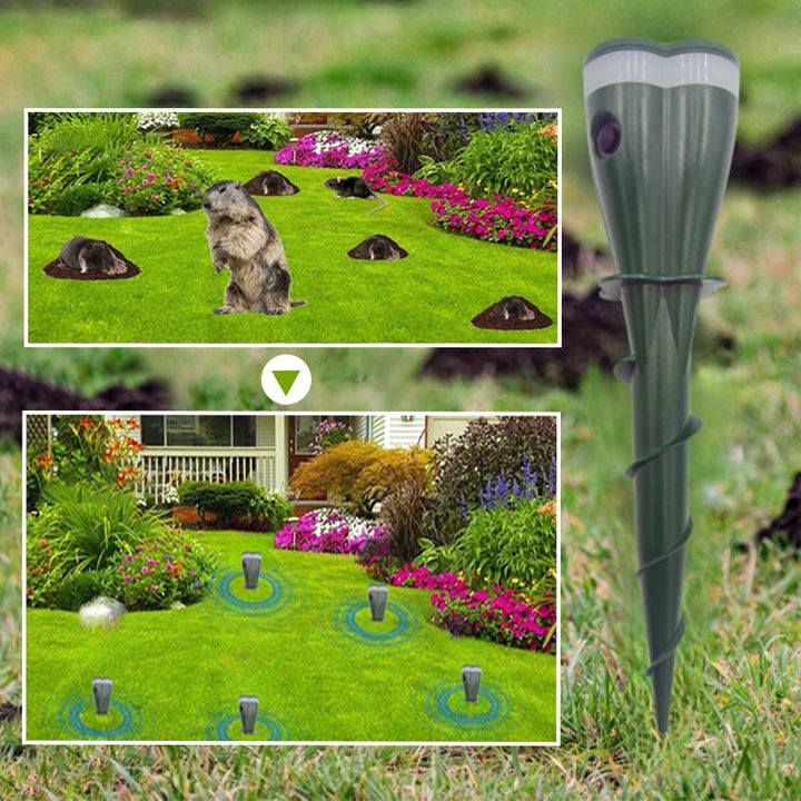PestGuard™ – Répulsif Ultrasonique Solaire pour Animaux