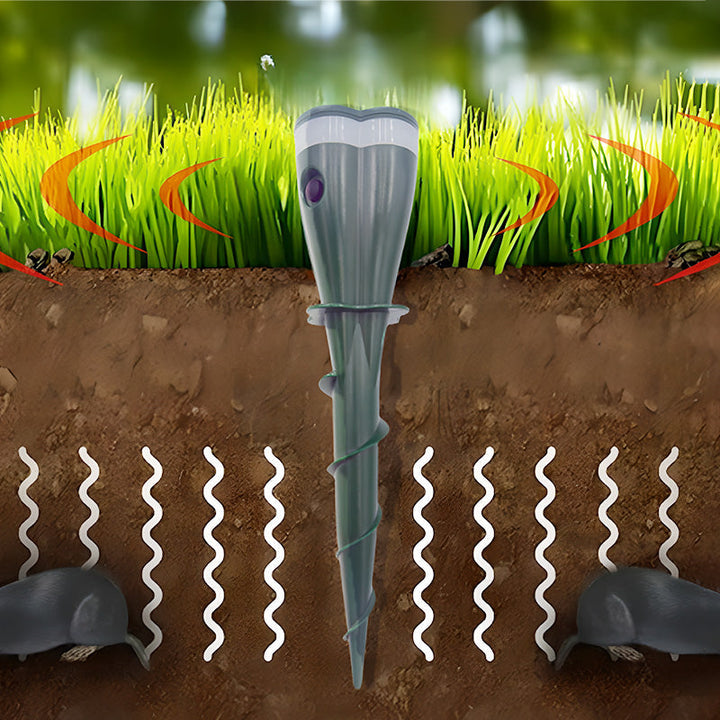 PestGuard™ – Répulsif Ultrasonique Solaire pour Animaux