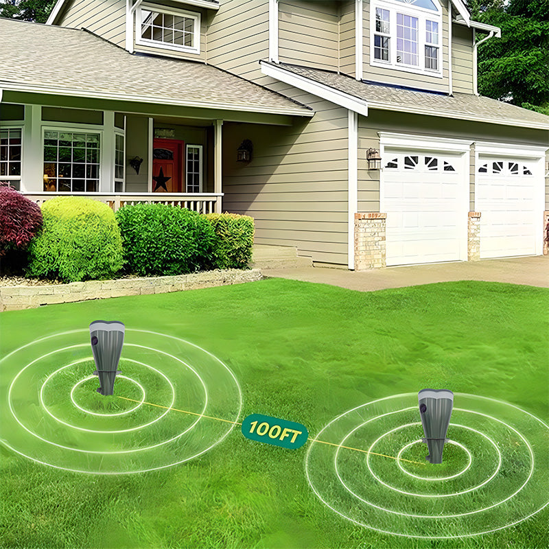PestGuard™ – Répulsif Ultrasonique Solaire pour Animaux