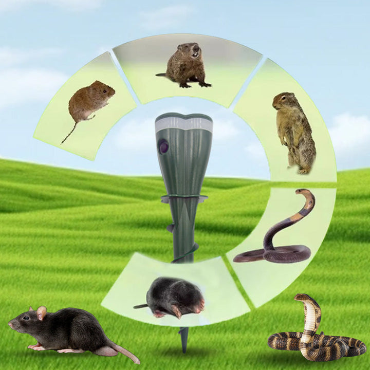 PestGuard™ – Répulsif Ultrasonique Solaire pour Animaux