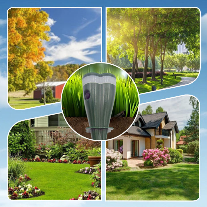 PestGuard™ – Répulsif Ultrasonique Solaire pour Animaux