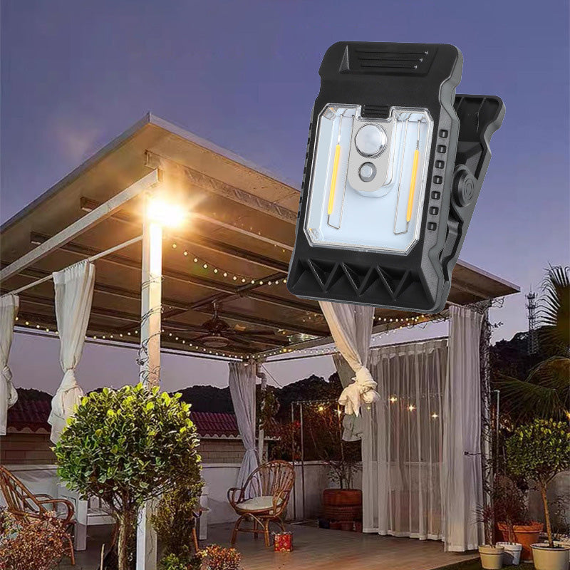 LumiClip™ – Lampe à Clip Solaire avec Capteur de Mouvement