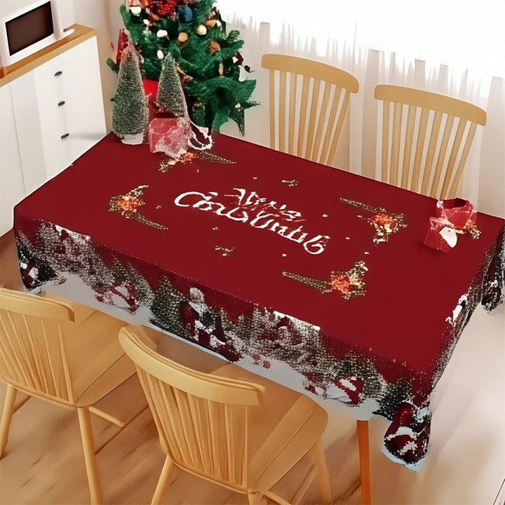 HollyDrape™ – Tovaglia di Natale Premium per la Tavola