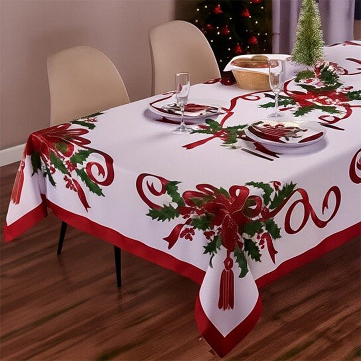 HollyDrape™ – Tovaglia di Natale Premium per la Tavola