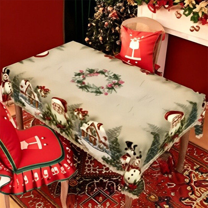HollyDrape™ – Tovaglia di Natale Premium per la Tavola