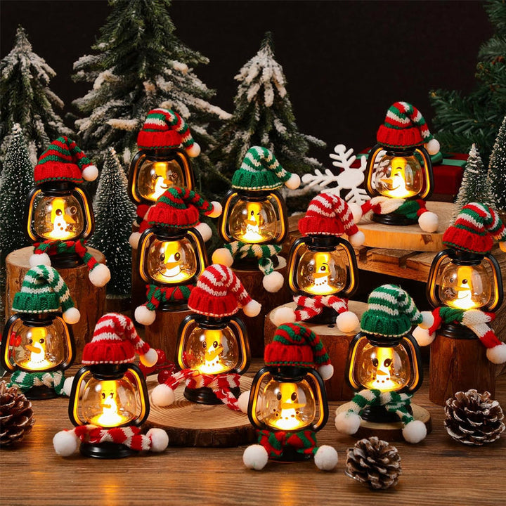 FrostyGlow™ – Mini Lanterne LED Decorative Pupazzi di Neve