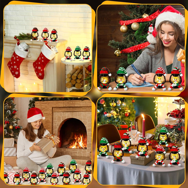 FrostyGlow™ – Mini Lanterne LED Decorative Pupazzi di Neve