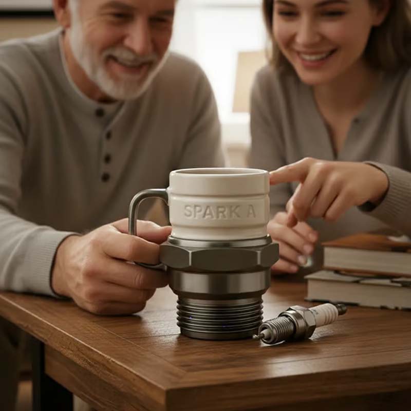 SparkSip™ – Tazza ispirata alle candele di accensione