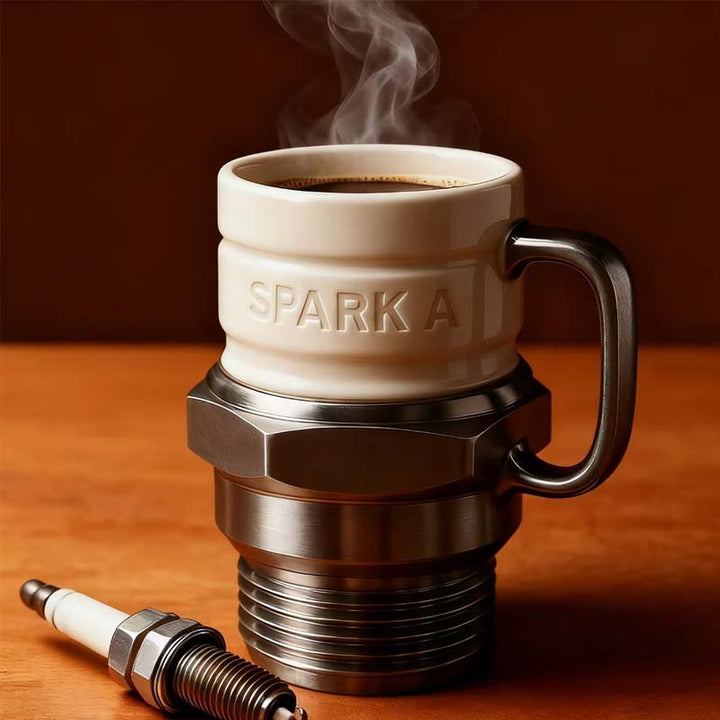 SparkSip™ – Tazza ispirata alle candele di accensione