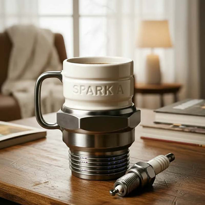 SparkSip™ – Edizione Tazza da Collezione Ispirata alle Auto