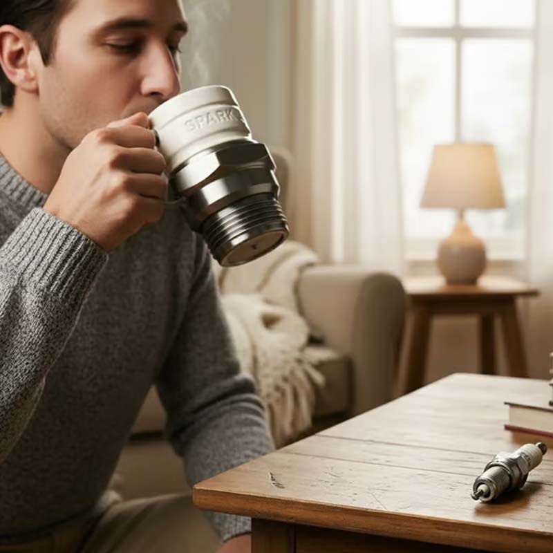 SparkSip™ – Tazza ispirata alle candele di accensione