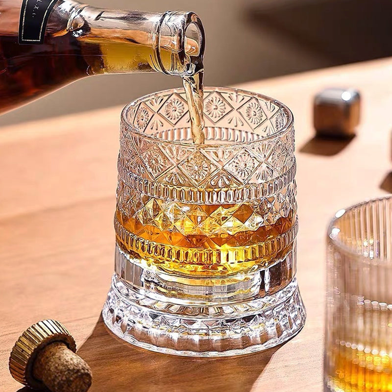 SwirlSip™ – Bicchiere da whisky in cristallo rotante 360° Premium