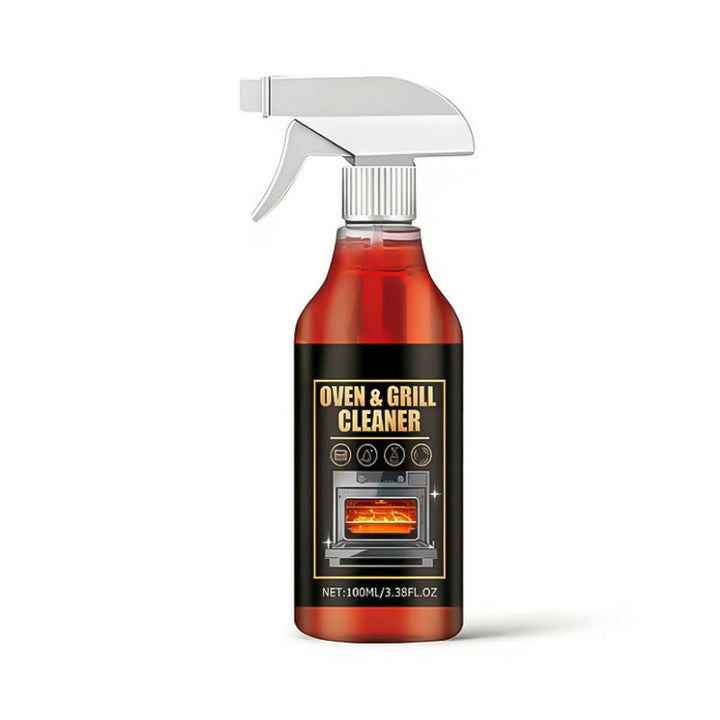 CleanCrust™ – Spray per Pulizia Rapida di Forni e Griglie