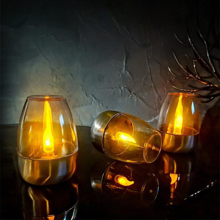Amberis™ – Lampe de table solaire anti-flamme pour le jardin