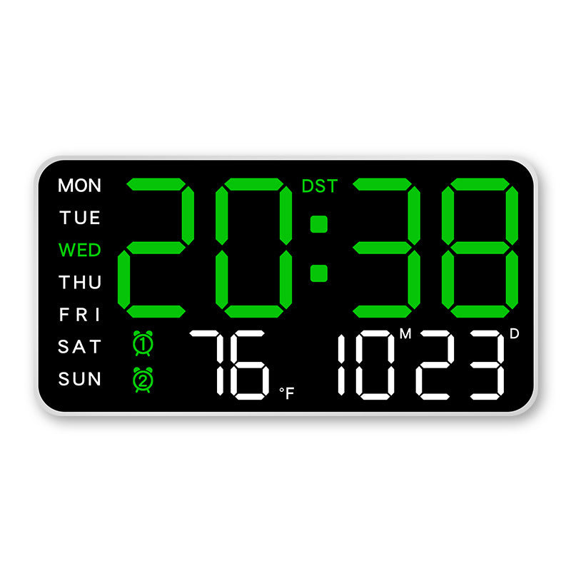SyncTime™ – Orologio da parete digitale LED moderno controllato vocalmente