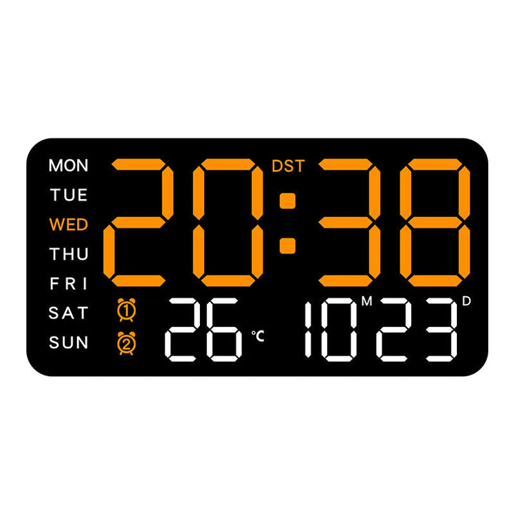 SyncTime™ – Orologio da parete digitale LED moderno controllato vocalmente