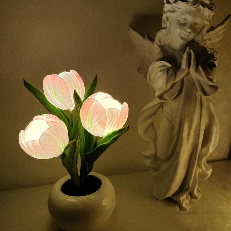 FloralLume™ – Lampada da Notte LED Tulipano Romantico