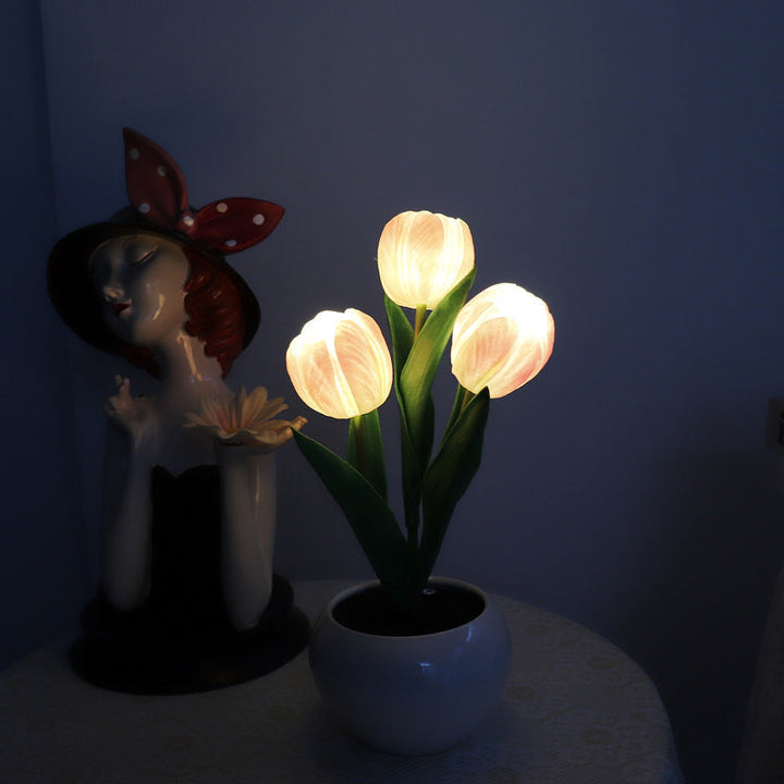 FloralLume™ – Lampada Notturna LED Tulipano Romantico