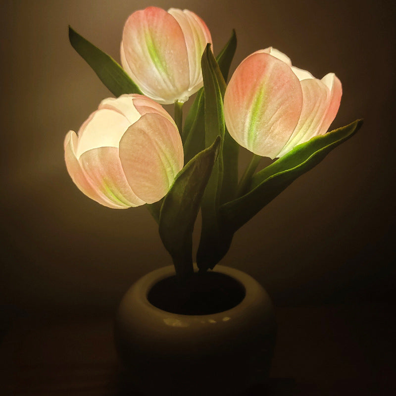 FloraLume™ – Lampada Notturna LED Tulipano Romantico