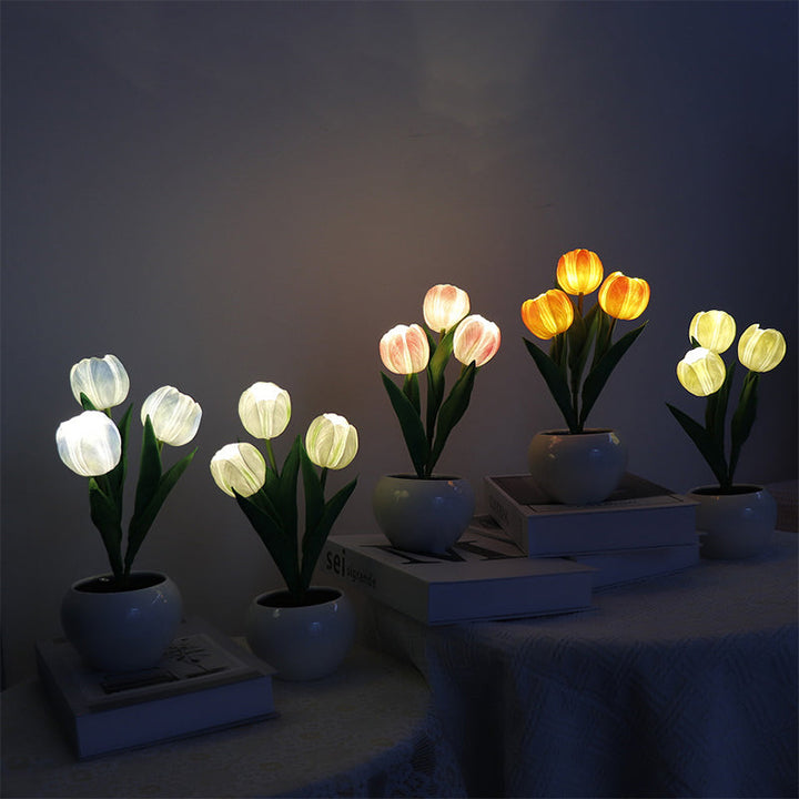 FloraLume™ – Lampada Notturna LED Tulipano Romantico