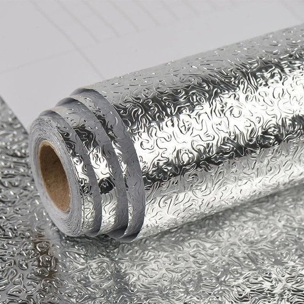 ShieldFoil™ – Foglio di Alluminio Adesivo Resistente ai Grassi per la Cucina