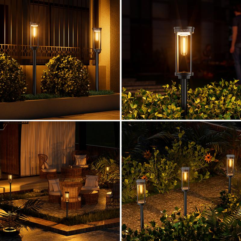 SolaraGlow™ – Lampade solari retrò per il sentiero del giardino
