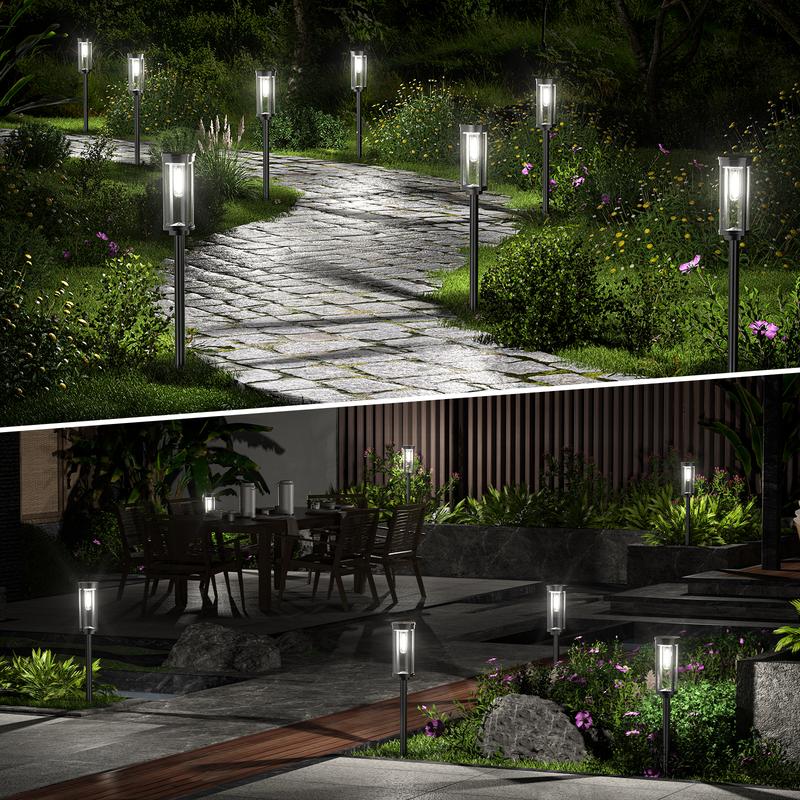 SolaraGlow™ – Lampade solari retrò per il sentiero del giardino
