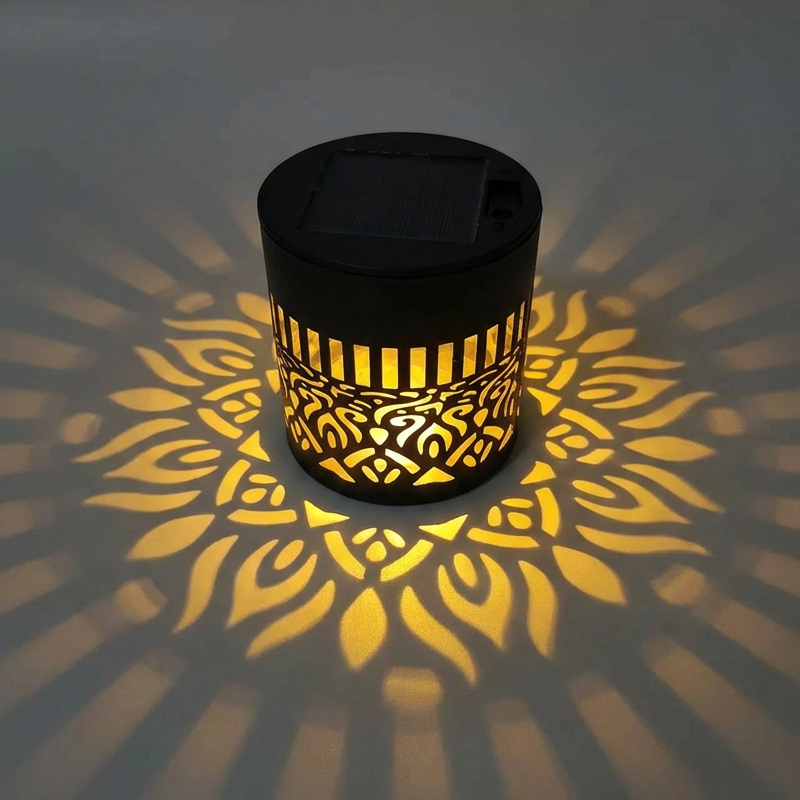 AuraGlow™ – Lampe de Projection Mandala Solaire