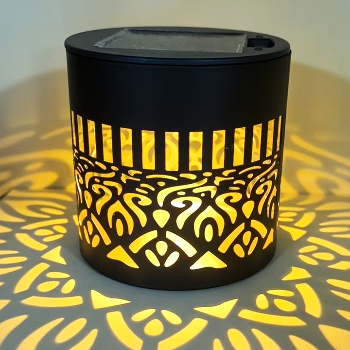 AuraGlow™ – Lampe de Projection Mandala Solaire