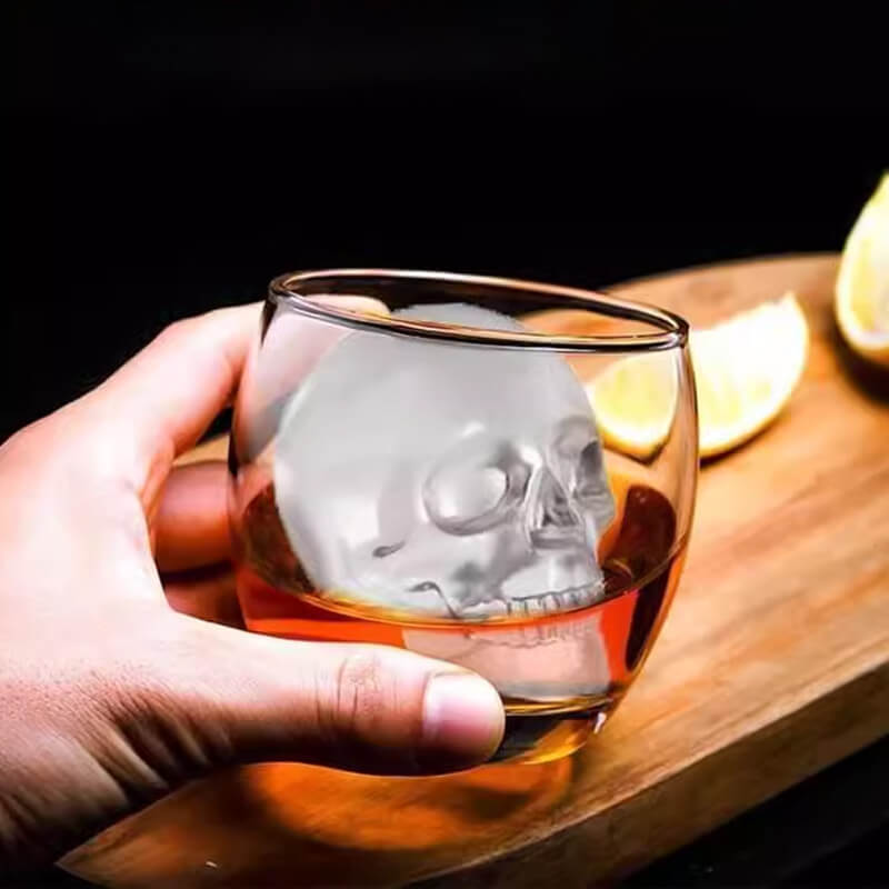 FrostBone™ – Stampo in silicone per ghiaccio a forma di teschio 3D
